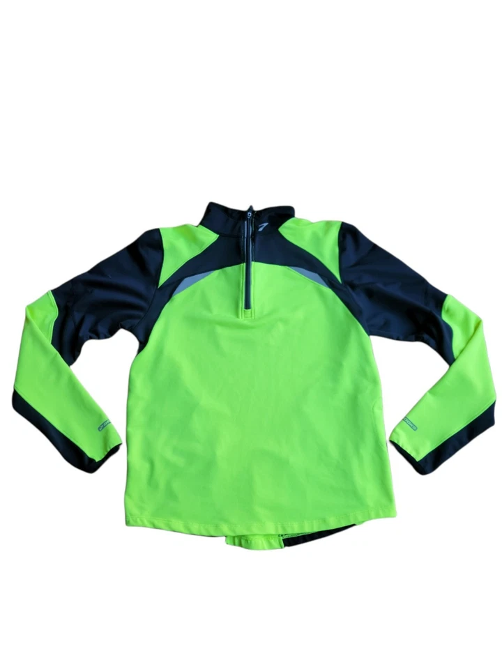 BROOKS Mens Long Sleeve Bright Cycling Pullover Jersey Top Size S - Image 1 of 4