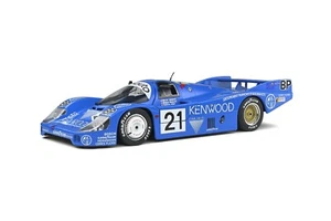 SOLIDO S1805504 PORSCHE 956LH BLUE #21 ANDRETTI/ANDRETTI/ALLIOT 24H LE MANS 1/18 - Picture 1 of 3