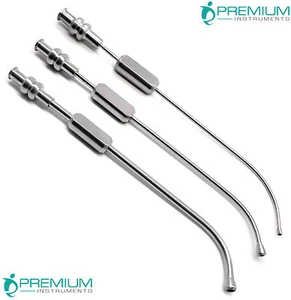 3 piezas tubos de succión sinusal de cánula dental de 2,5 mm, 3 mm y 4 mm instrumentos quirúrgicos - Imagen 1 de 12