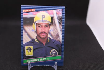 Johnny Ray #186 1986 Donruss  Pittsburgh Pirates - Image 1 of 2