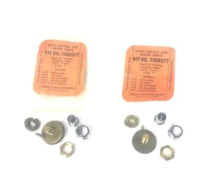 Sloan отвертка остановить ремонтный комплект 3308277 (H-47-AA) [лот из 2] новый из старых запасов - Изображение 1 из 4