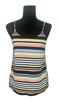全新带标签 44.50 美元 限量尺寸 XS 彩色条纹背心 — 第 1/4 张图片