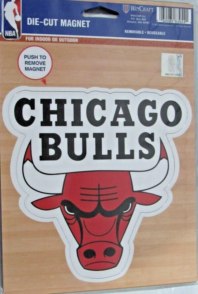 Chicago Bulls NBA 6 X 9 Car Magnet by WinCraft 839541