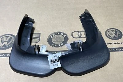 VW Caddy MK3 Touran 1T Front Mud Flaps Splash Guards New Genuine OEM Parts - Image 1 of 3