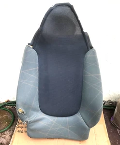 Smart Roadster 452 seat green scribble fabric cover back - for parts / repair - Picture 1 of 9