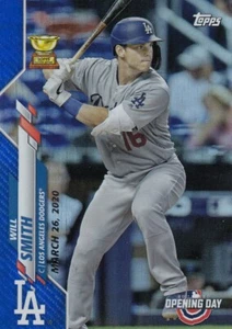 2020 Topps Opening Day WILL SMITH Rookie Cup Blue Foil #150 Dodgers QTY Avail - Picture 1 of 1