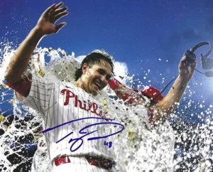 Autographed Signed TYLER PHILLIPS 8x10 Photo Philadelphia Phillies -  w/COA - Picture 1 of 1