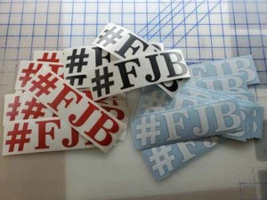 #FJB Pegatina - Anti Joe Biden Pro America Patriótico No Mi Presidente - Imagen 1 de 3