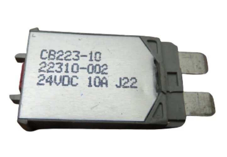 Cooper Bussmann 22310-002 CB223-10 24VDC 10A Automotive Type 3 Circuit Breaker - Image 1 of 1
