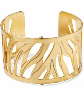 Brighton Christo Johannesburg Wide Cuff Bracelet Style JF2995 - Gold - Picture 1 of 5