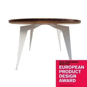 Danish design, brand new coffe table, Ø 89 - 90cm, oak wood, Design Award - Picture 1 of 12