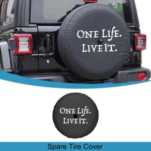 for 2018-2024 Jeep Wrangler JL Rear Spare Tire Cover Spare Wheel Cover 32" Inch - Picture 1 of 17