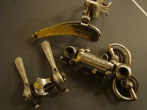 CAMPAGNOLO GRAN SPORT REAR front shifters DERAILLEUR 50s 60s VINTAGE excellent - Picture 1 of 5