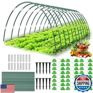 60Pcs Garden Hoops for Raised Beds,12 Sets of 7FT Greenhouse Hoops Grow Tunne - Picture 1 of 5