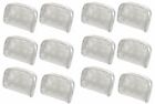 Dozen Pack Semi Transparent White Butterfly Cosmetic Makeup Bags 32683-D