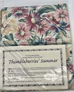 Keepsake Quilting Medley of the Month THIMBLEBERRIES SUMMER 6 FQ Daisies etc. - Picture 1 of 7