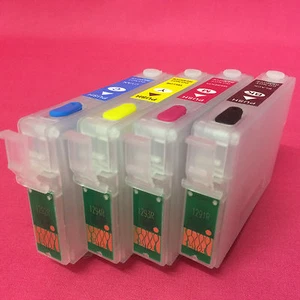 4 cartuchos de tinta de impresora vacíos recargables arco para Epson T1291 T1292 T1293 T1294 - Imagen 1 de 4