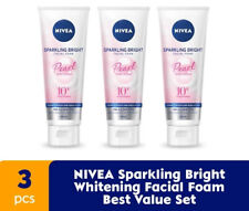 3x ❣️[NIVEA ] 10X Whitening Skin Sparkling White Whitening Facial Foam 100ml
