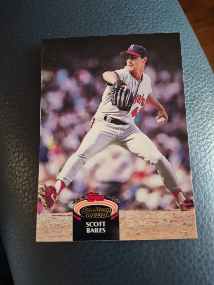 SCOTT BAILES 1992 TOPPS STADIUM CLUB #167 FREE SHIPPING - Image 1 of 2