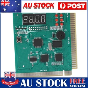 4-Digit PCI ISA Dual POST Code PC Motherboard Diagnostic Card - Picture 1 of 18