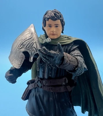 TOY BIZ Señor de los Anillos PIPPIN IN ARMOR Figura Retorno del Rey 2003 Foto 1 de 4