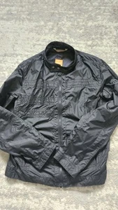 Hugo Boss Orange Lightweight Nylon Biker Style Jacket UK Size Medium (48) Black - Picture 1 of 11