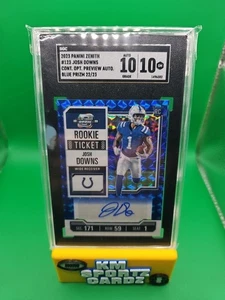 JOSH DOWNS 2023 CONTENDERS OPTIC ROOKIE TICKET BLUE PRIZM RC AUTO /23 GEM 💎  - Picture 1 of 2