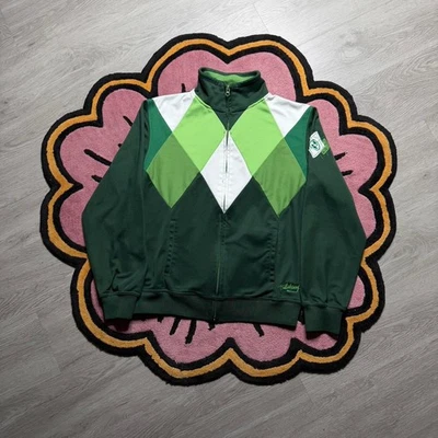 Chaqueta deportiva vintage Y2K Billabong con logotipo bordado cremallera completa talla grande verde Foto 1 de 4