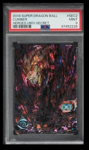 Super Dragon Ball Heroes 2018 UM3 Cumber PSA 9 giapponese #SEC2 segreto raro - Foto 1 di 2