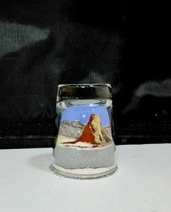 Bemalter Wüstensand Sand Kunst Skulptur Briefbeschwerer Nord-Arizona Künstler hergestellt - Bild 1 von 9