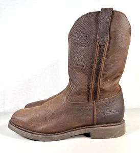 Georgia Boot Herren 11W Carbo Tec Gummistiefel Braun G006 Zum Überziehen Leder Arbeitsstiefel - Bild 1 von 23