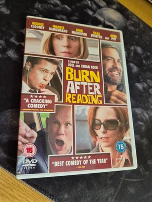 BURN AFTER READING- DVD cert 15-  FREE post uk - Image 1 of 3