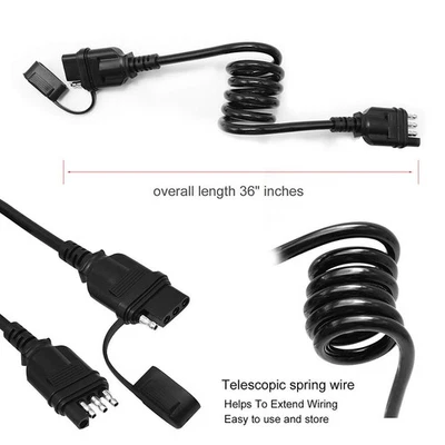 Flexible Flat Extension Harness Suitable For Various Trailers Semi Trailers Note - Image 1 of 4