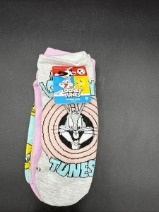 Calze Looney Tunes Bugs Bunny, Sylvester e Tweety Crew NUOVE/con etichette - Foto 1 di 3