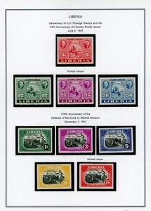 LIBERIA Auswahl auf Albumseite Lot #46 - SIEHE SCAN - $$$ - Bild 1 von 1