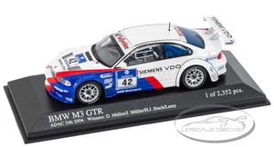 Minichamps 1/43 2004 BMW E46 M3 GTR ADAC 24 Hr #42 Very Rare Brand New - Picture 1 of 3