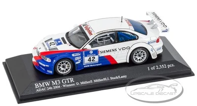 Minichamps 1/43 2004 BMW E46 M3 GTR ADAC 24 Hr #42 Very Rare Brand New - Image 1 of 3