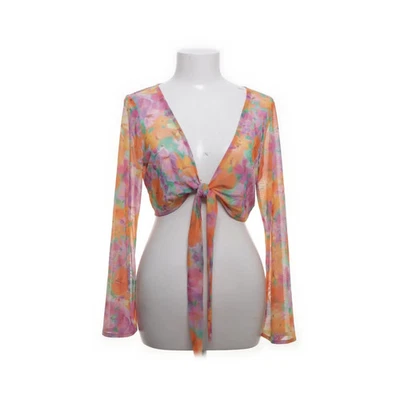 H&M, Bolero, Größe: S, Mehrfarbig/Pink, Polyester/Viskose, Blumen, Damen #TRh - Bild 1 von 4