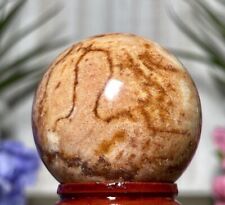 CORAL SPHERE - Mineral Sea Fossil Orb Chakra Reiki Stone Crystal Witch Jade Yoga