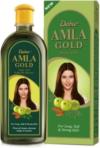 Dabur AMLA GOLD Strength Moisturise Natural Conditioner Split End Hair Oil 200ML - Picture 1 of 5
