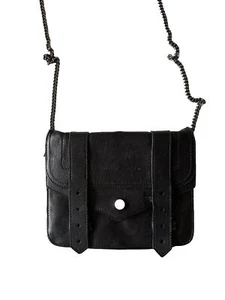 PROENZA SCHOULER Black PS1 Wallet On Chain Crossbody Bag - Preowned - Picture 1 of 10