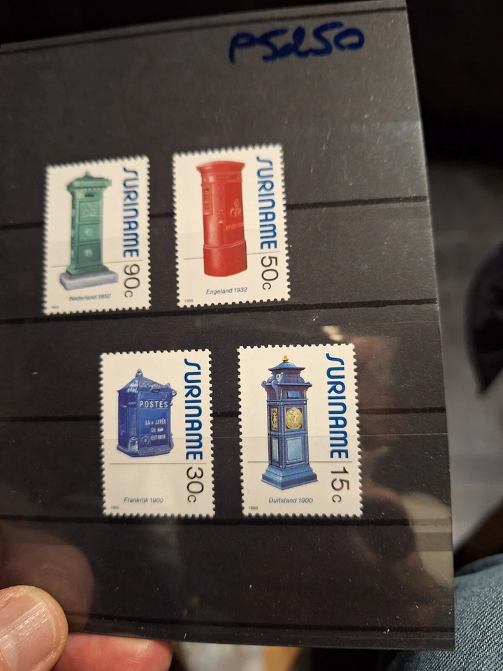 Suriname Timbres Neufs Boîte Aux Lettres V.photo - Photo 1/1