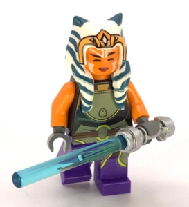 Ahsoka Tano Custom Printed Minifigure on official LEGO parts, Star Wars, Jedi - Picture 1 of 5