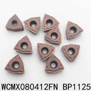 10pcs WCMX080412FN BP1125  carbide inserts cutting tool u drill inserts WCMX0804 - Picture 1 of 7