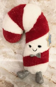 FAO Schwarz Glow Brights CANDY CANE 12" Plush Christmas Music Lights Sound NWT - Picture 1 of 2
