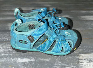 KEEN Toddler Baby Shoes Washable Outdoor Hiking Sandals Blue US 8