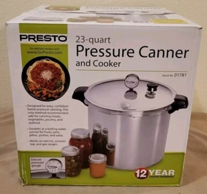 Presto • 23Qt • Pressure Canner & Cooker • Aluminum • 01781 • Factory Sealed!! - Picture 1 of 6