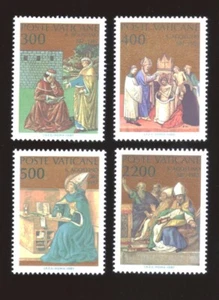 World - Set of 4 Stamps - Sc# 802-05 - 1987 - Vatican - MNH - Picture 1 of 1