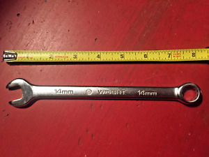 WRIGHT Tool 11-14MM 12 Pt., Flat Stem Metric Combination Wrench, BRAND NEW 14MM