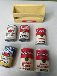 Caja de imanes de refrigerador vintage sopa Campbells años 80 90 etc. - Imagen 1 de 8